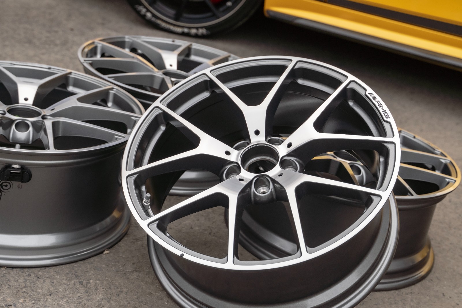 Mercedes C63 AMG 19" inch rim OEM 2008-2015 Genuine 507 Edition wheels Set NEW - Image 8