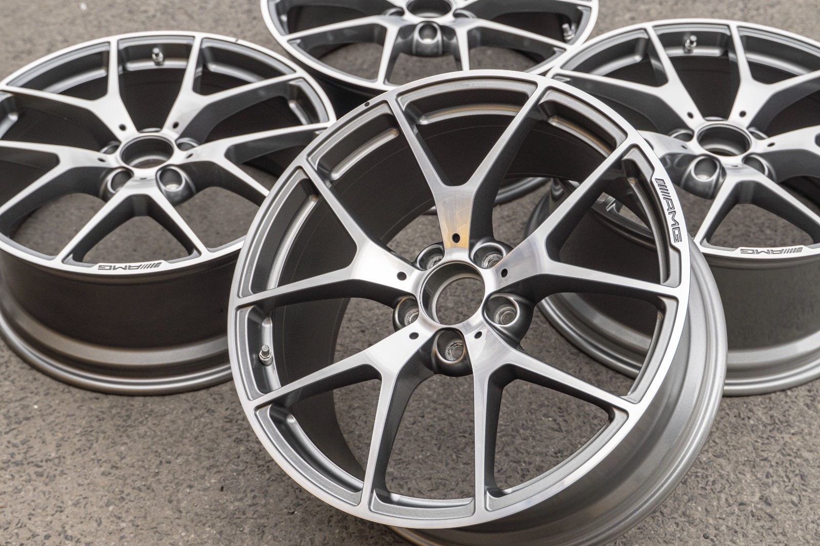 Mercedes C63 AMG 19" inch rim OEM 2008-2015 Genuine 507 Edition wheels Set NEW - Image 14