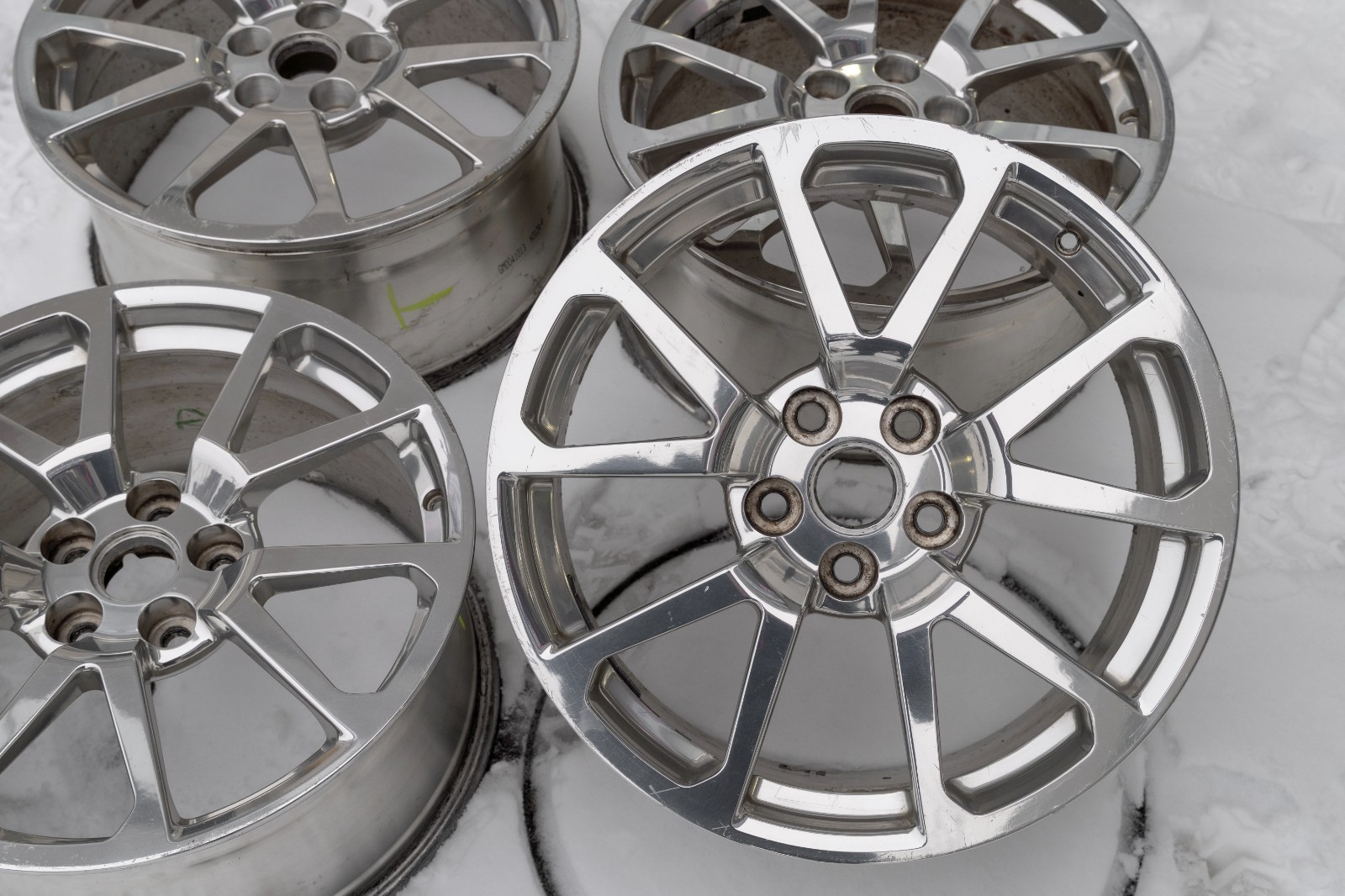 Cadillac CTS-V 19" inch Rim OEM 2009-2014 Genuine Original Forged wheel Set of 4 – Image 10