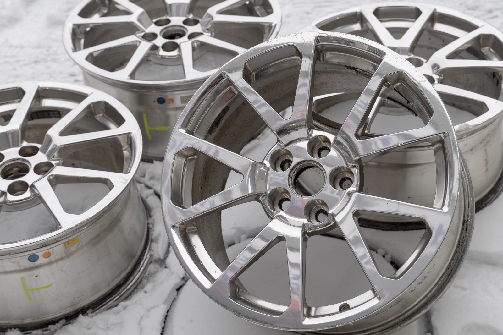 Cadillac CTS-V 19" inch Rim OEM 2009-2014 Genuine Original Forged wheel Set of 4 – Image 13