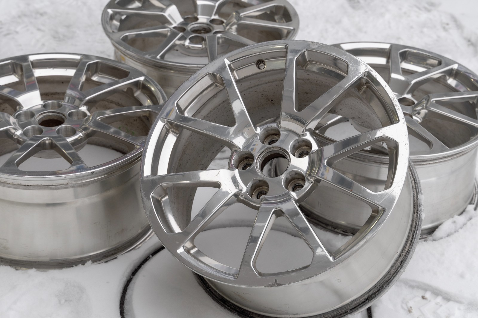Cadillac CTS-V 19" inch Rim OEM 2009-2014 Genuine Original Forged wheel Set of 4 – Image 17
