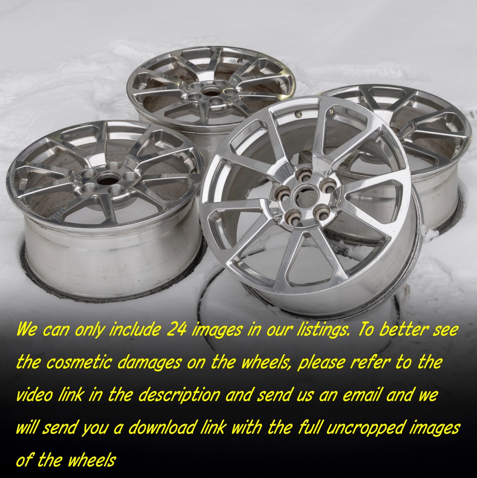 Cadillac CTS-V 19" inch Rim OEM 2009-2014 Genuine Original Forged wheel Set of 4 – Image 22