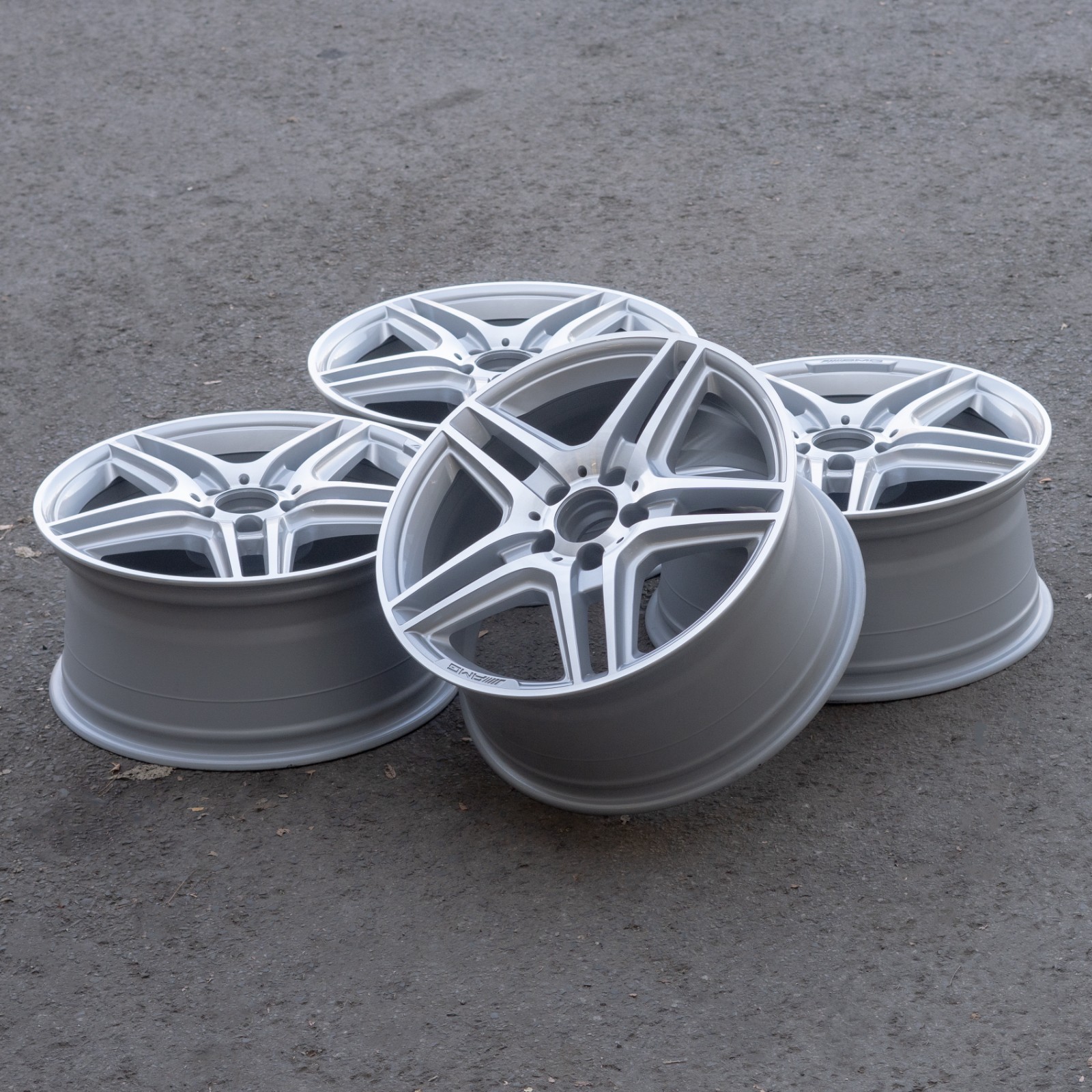 Mercedes E350 E550 18" inch Rim OEM AMG 2009-2016 Genuine Original AMG wheel SET - Image 4