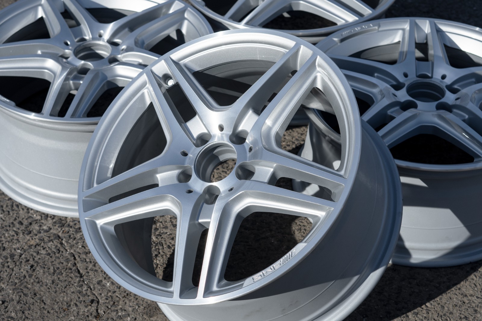Mercedes E350 E550 18" inch Rim OEM AMG 2009-2016 Genuine Original AMG wheel SET - Image 12