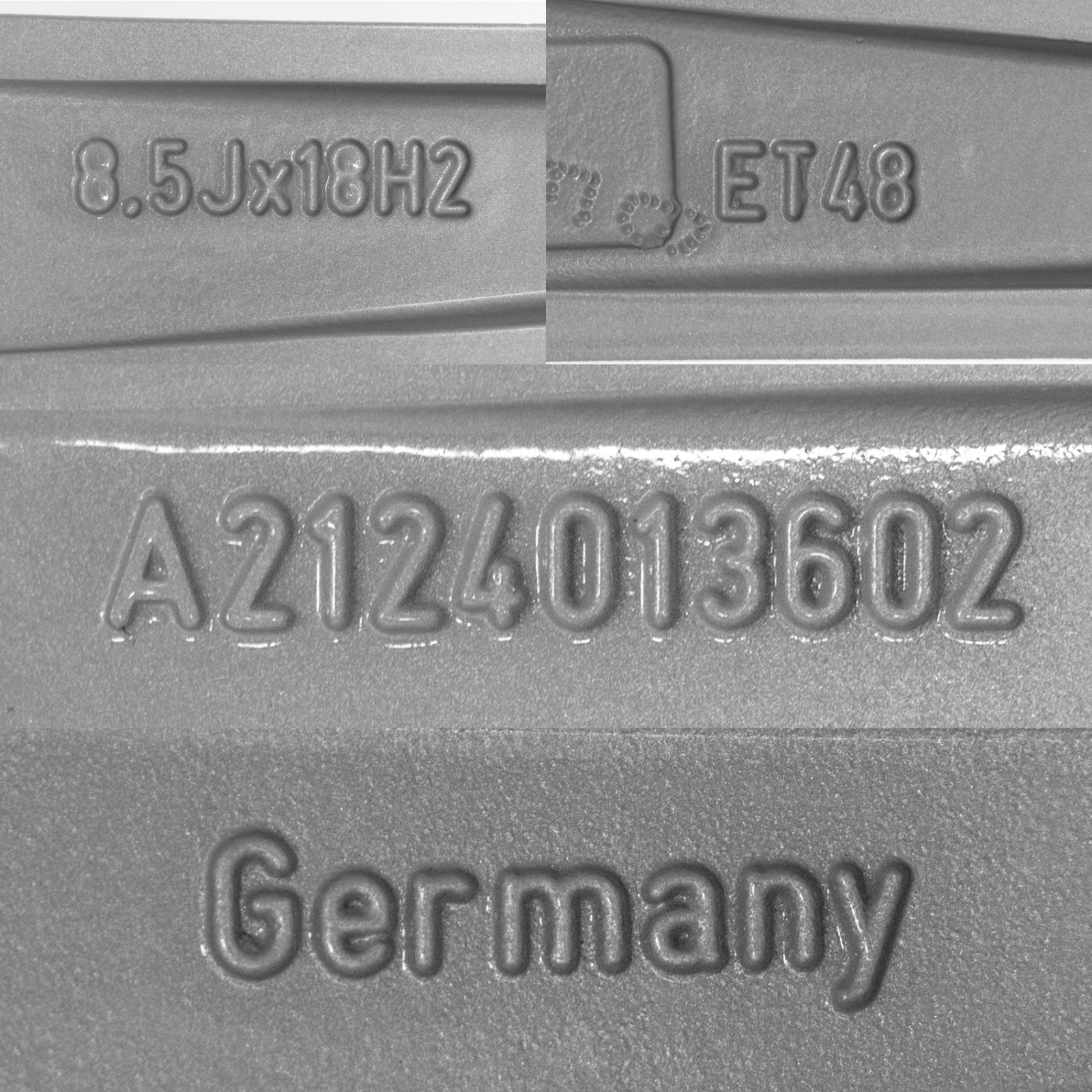 Mercedes E350 E550 18" inch Rim OEM AMG 2009-2016 Genuine Original AMG wheel SET - Image 15