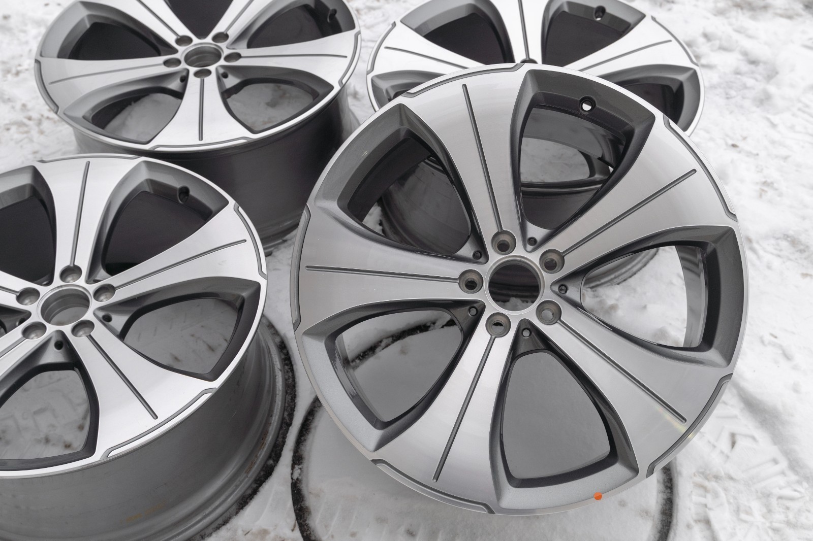 Mercedes GLS450 21" inch rim OEM 2020-2025 Genuine Original Staggered Wheels SET - Image 5