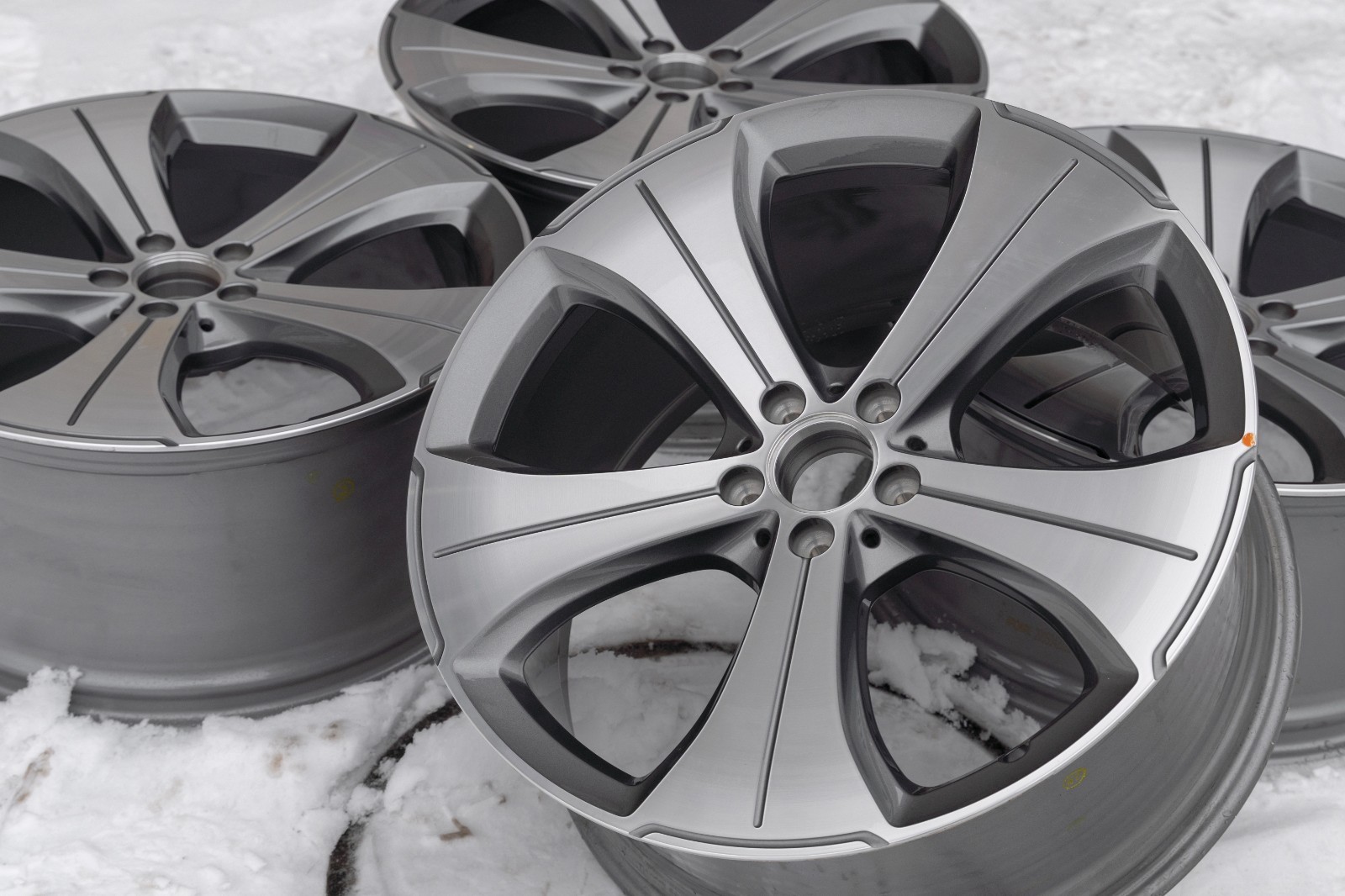 Mercedes GLS450 21" inch rim OEM 2020-2025 Genuine Original Staggered Wheels SET - Image 7