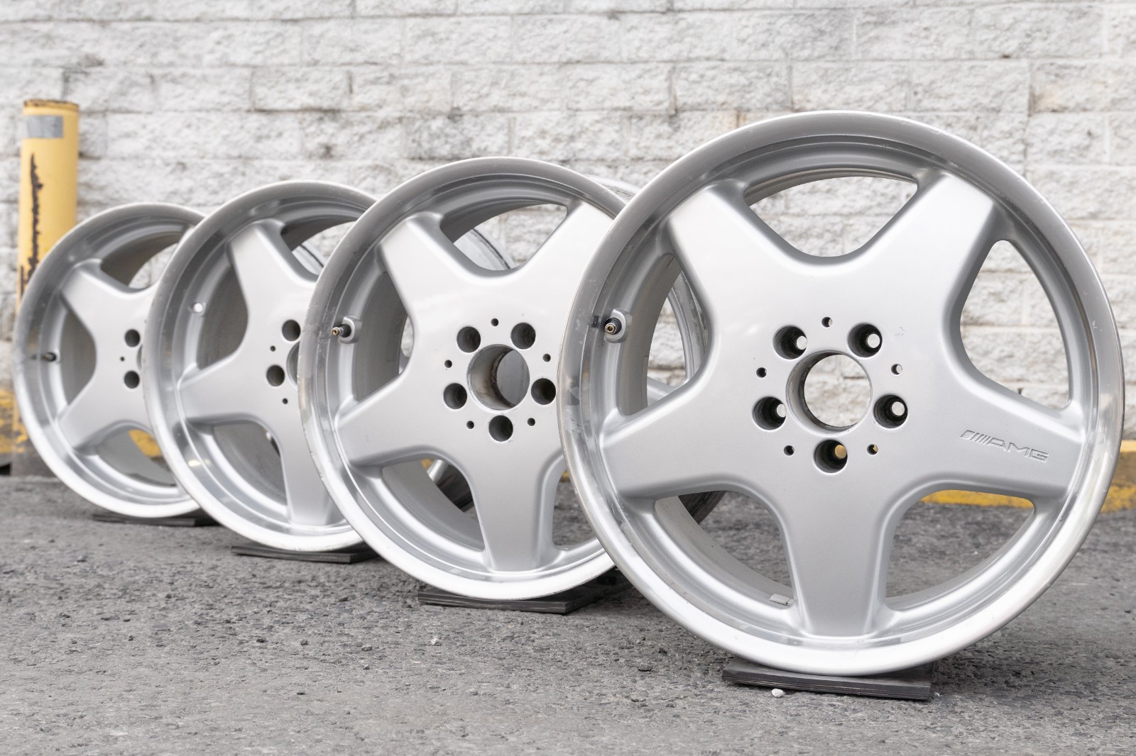 Mercedes 300SL SL320 500SL SL500 18" inch rim OEM 1989-2002 Genuine wheel SET - Image 5