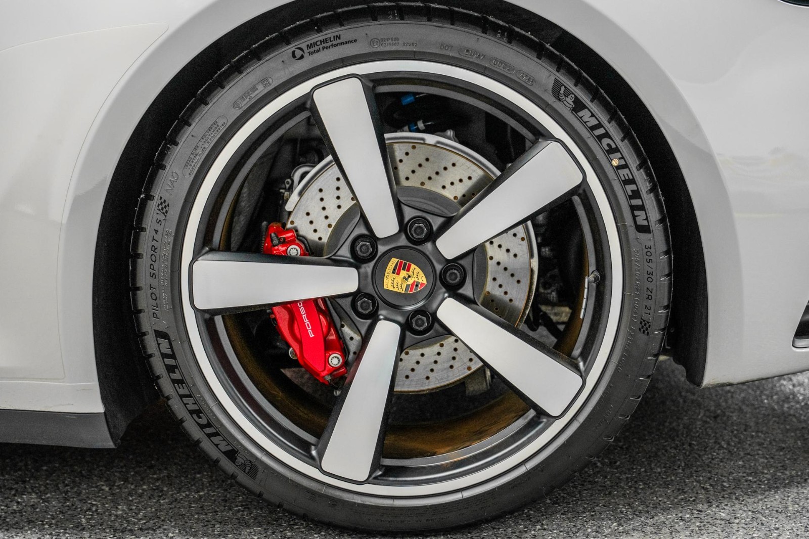 Porsche 911 992 Carrera Targa 21" inch Rear Rim OEM 2019-2024 Wheel 992.1 - Image 3