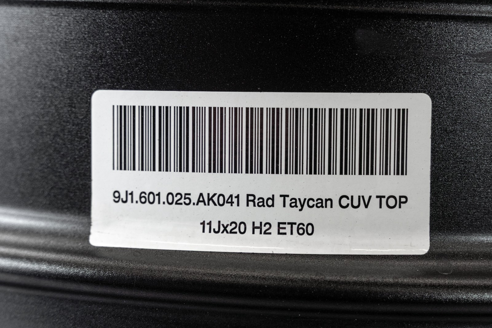 Porsche Taycan 20" inch Rear Rim OEM 2020-2026 Genuine Turbo Aero Design Wheel - Image 20