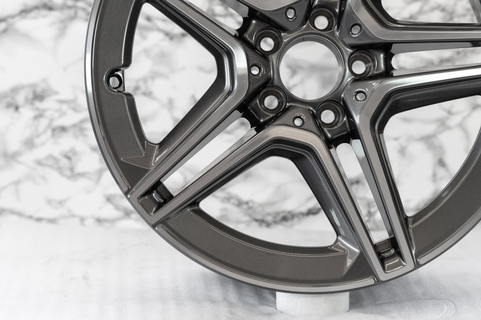 Mercedes S500 S580 19" inch Rear rim OEM 2021-2026 Genuine AMG Wheel NEW - Image 5