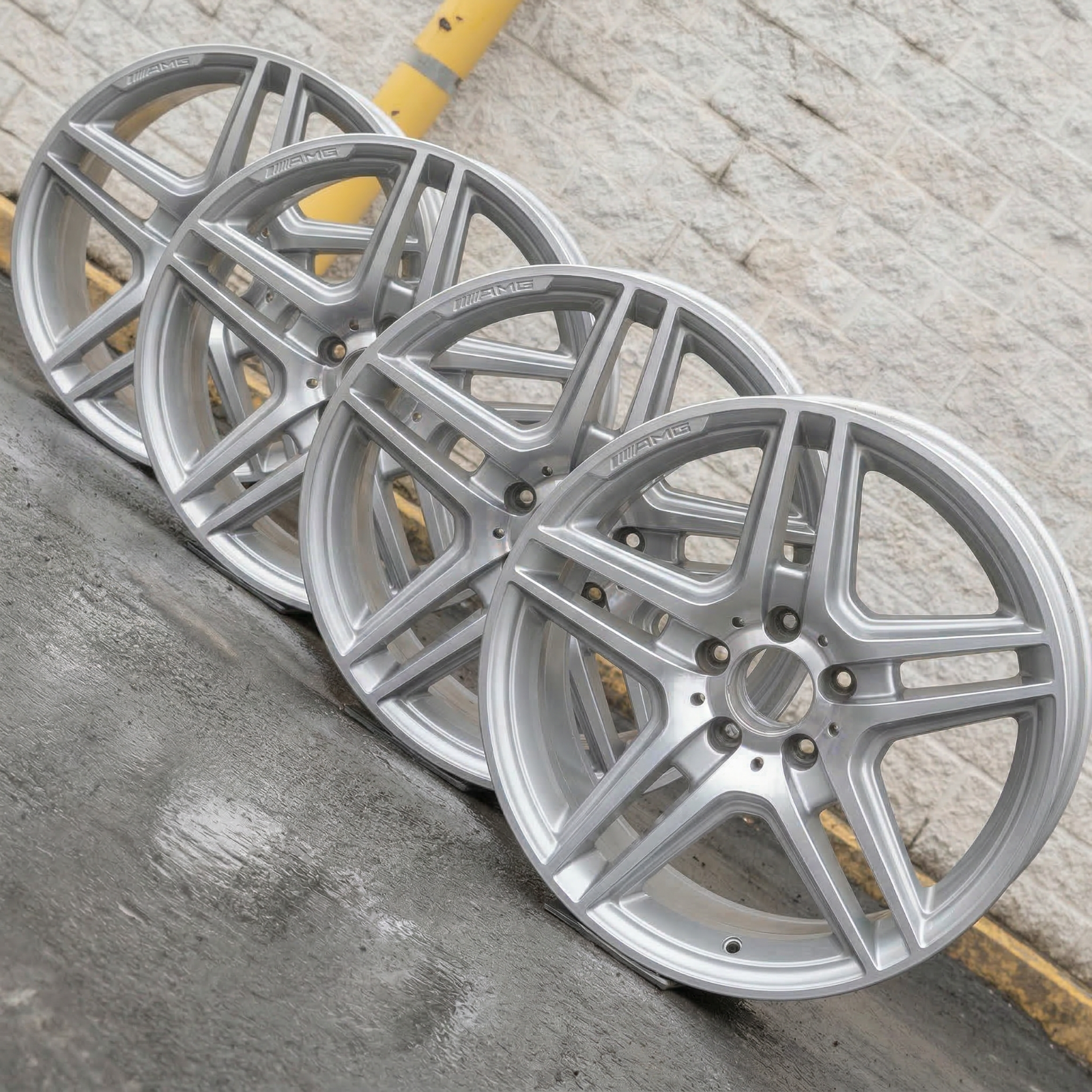 Mercedes E350 E550 18" inch Rim OEM AMG 2009-2016 Genuine Original AMG wheel SET
