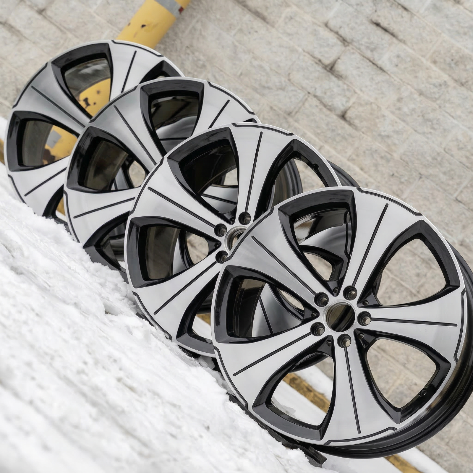 Mercedes GLS450 21" inch rim OEM 2020-2025 Genuine Original Square Wheels SET