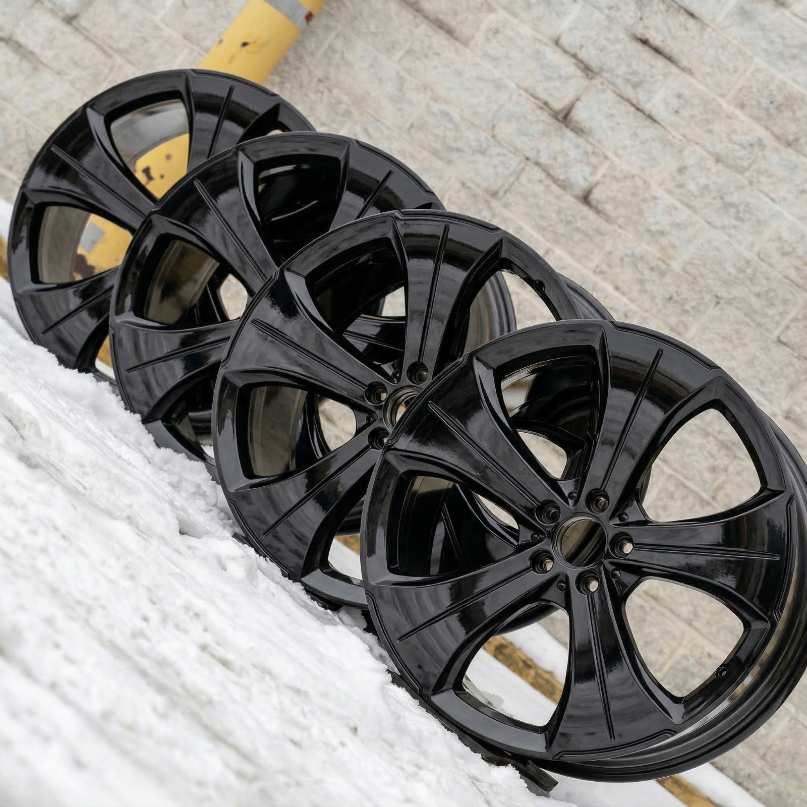 Mercedes GLS450 21" inch rim OEM 2020-2025 Genuine Original Square Wheels SET