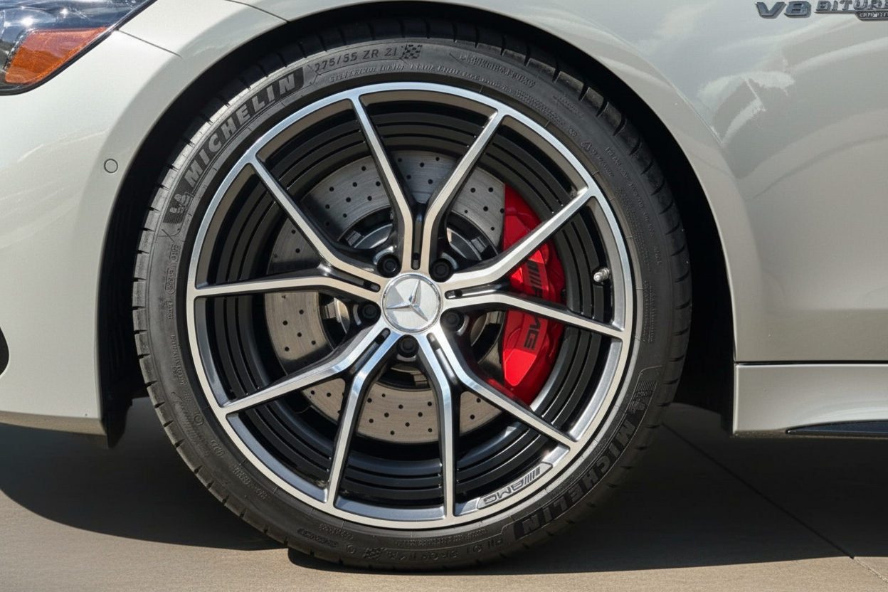 Mercedes AMG GT63 GT63s 21" inch rim OEM 2019-2026 Genuine Forged wheels Set NEW - Image 8