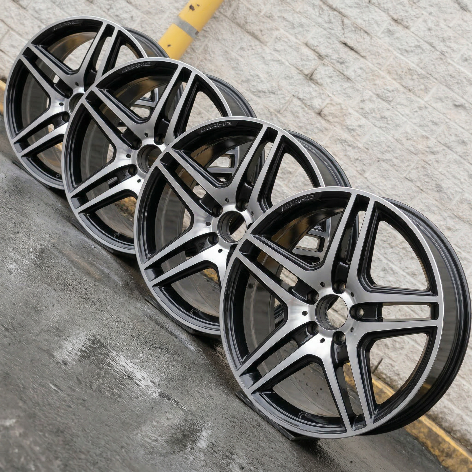 Mercedes C250 C300 C350 18" inch rim OEM 2008-2015 Genuine AMG wheels Set of 4