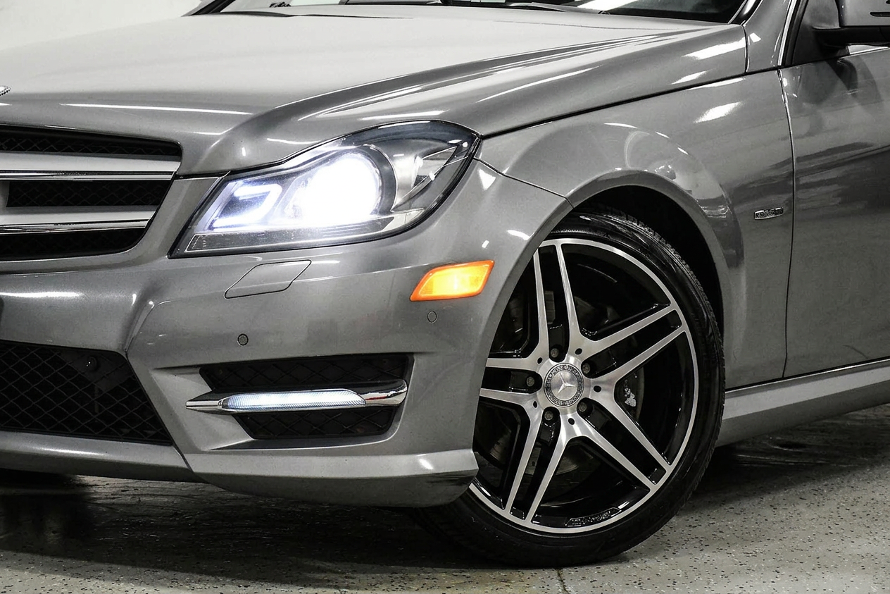 Mercedes C250 C300 C350 18" inch rim OEM 2008-2015 Genuine AMG wheels Set of 4 - Image 3