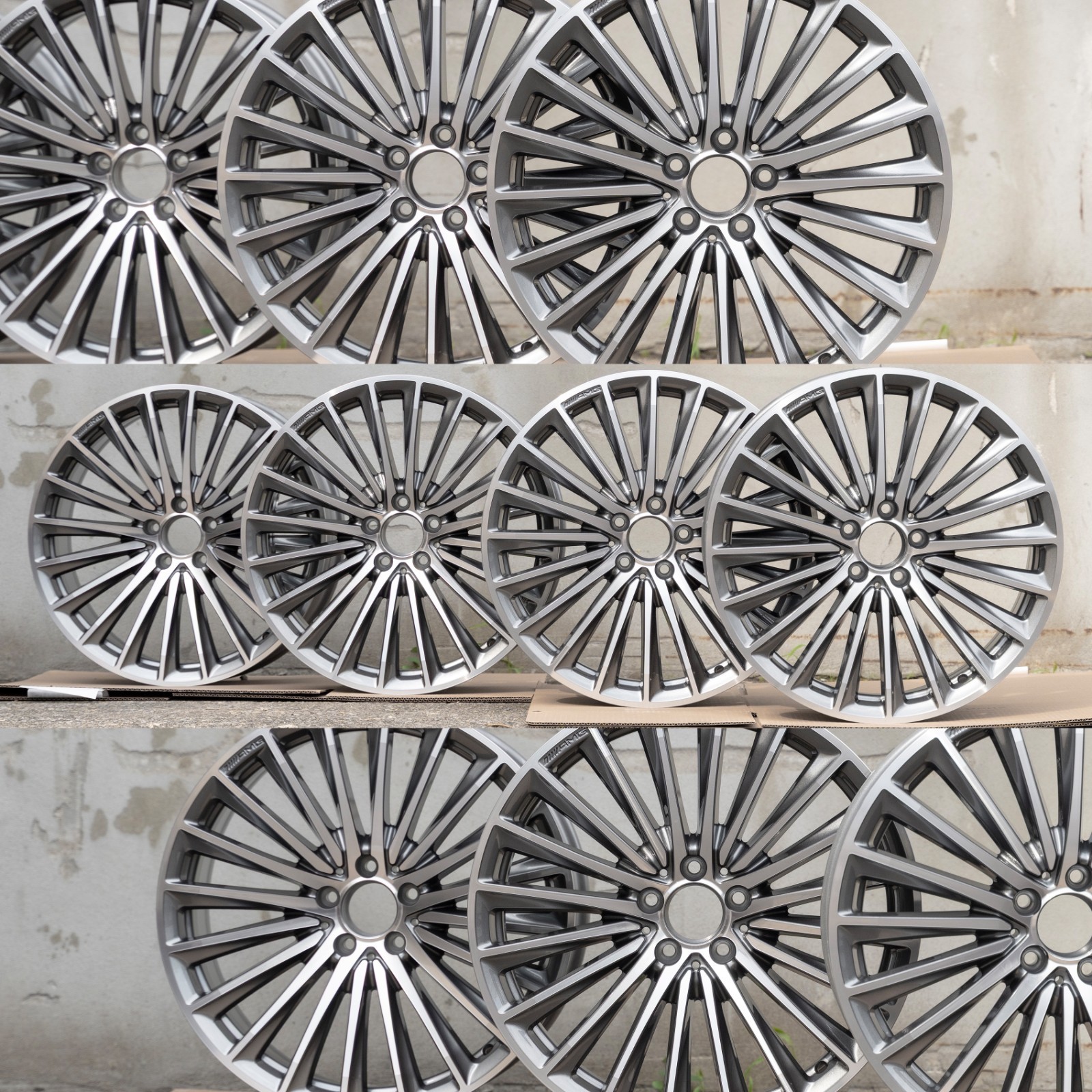 Mercedes EQE Sedan 21" inch rim OEM 2023-2026 EQE350 EQE500 AMG Wheels SET NEW - Image 5