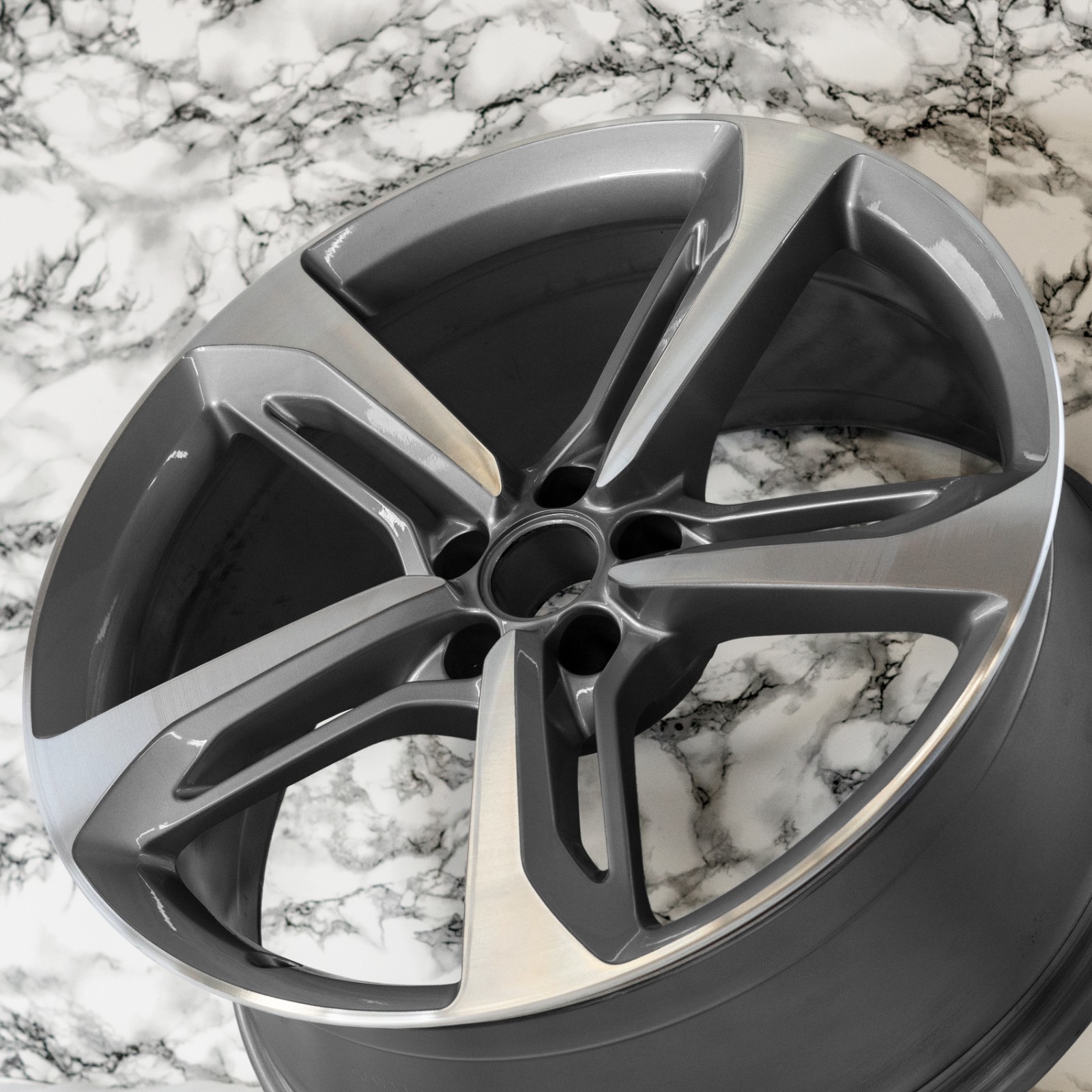 Audi S6 S7 RS7 21" inch rim OEM 2014-2018 Genuine Original wheels set of 4 – Image 4