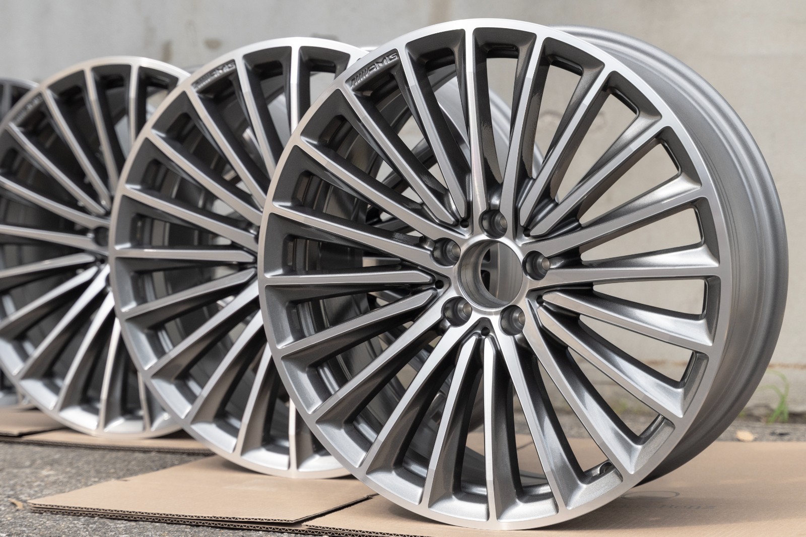 Mercedes EQE Sedan 21" inch rim OEM 2023-2026 EQE350 EQE500 AMG Wheels SET NEW - Image 6