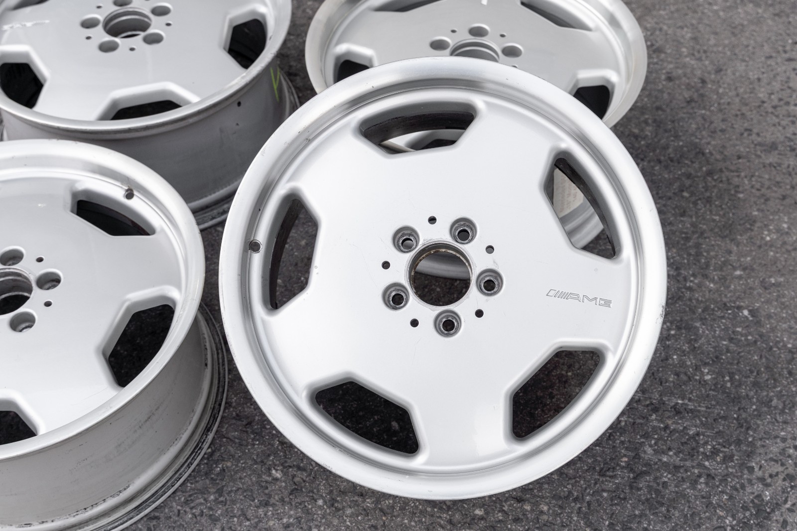 Mercedes S500 S600 18" inch OEM Monoblock Genuine AMG Wheels Set of 4 - Image 18
