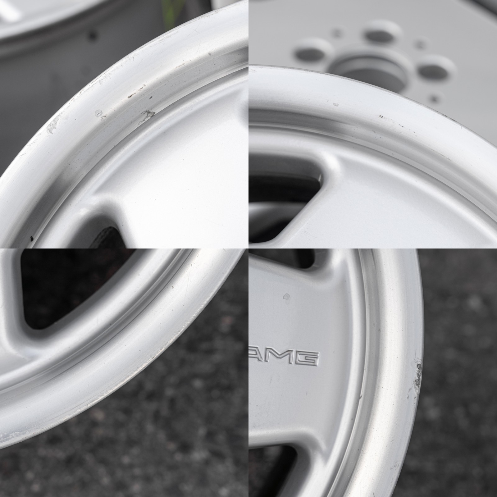 Mercedes S500 S600 18" inch OEM Monoblock Genuine AMG Wheels Set of 4 - Image 19