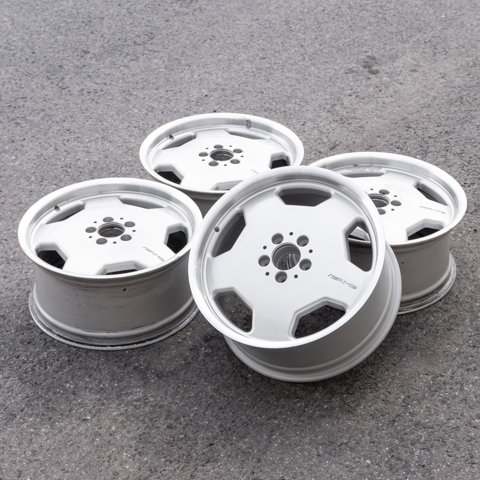 Mercedes S500 S600 18" inch OEM Monoblock Genuine AMG Wheels Set of 4 - Image 21