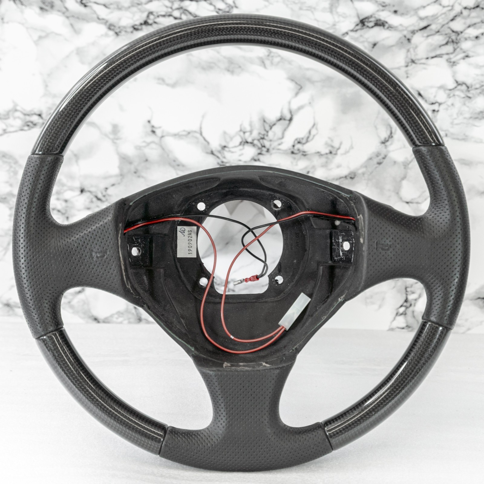 Maserati 4200 Cambiocorsa Spyder Steering Wheel OEM 2002-2007 Carbon Fiber - Image 2