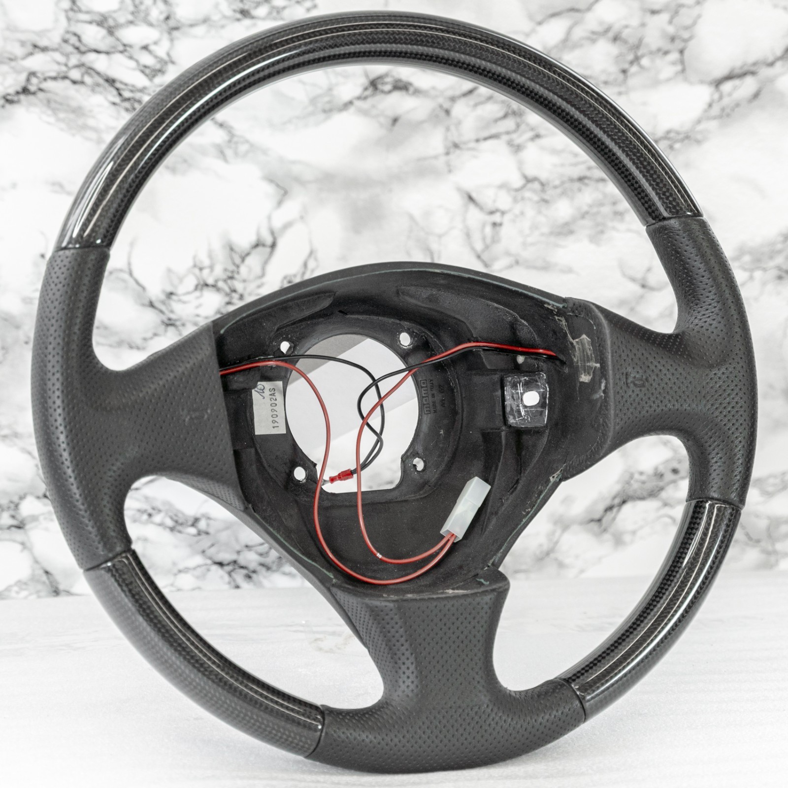 Maserati 4200 Cambiocorsa Spyder Steering Wheel OEM 2002-2007 Carbon Fiber - Image 3