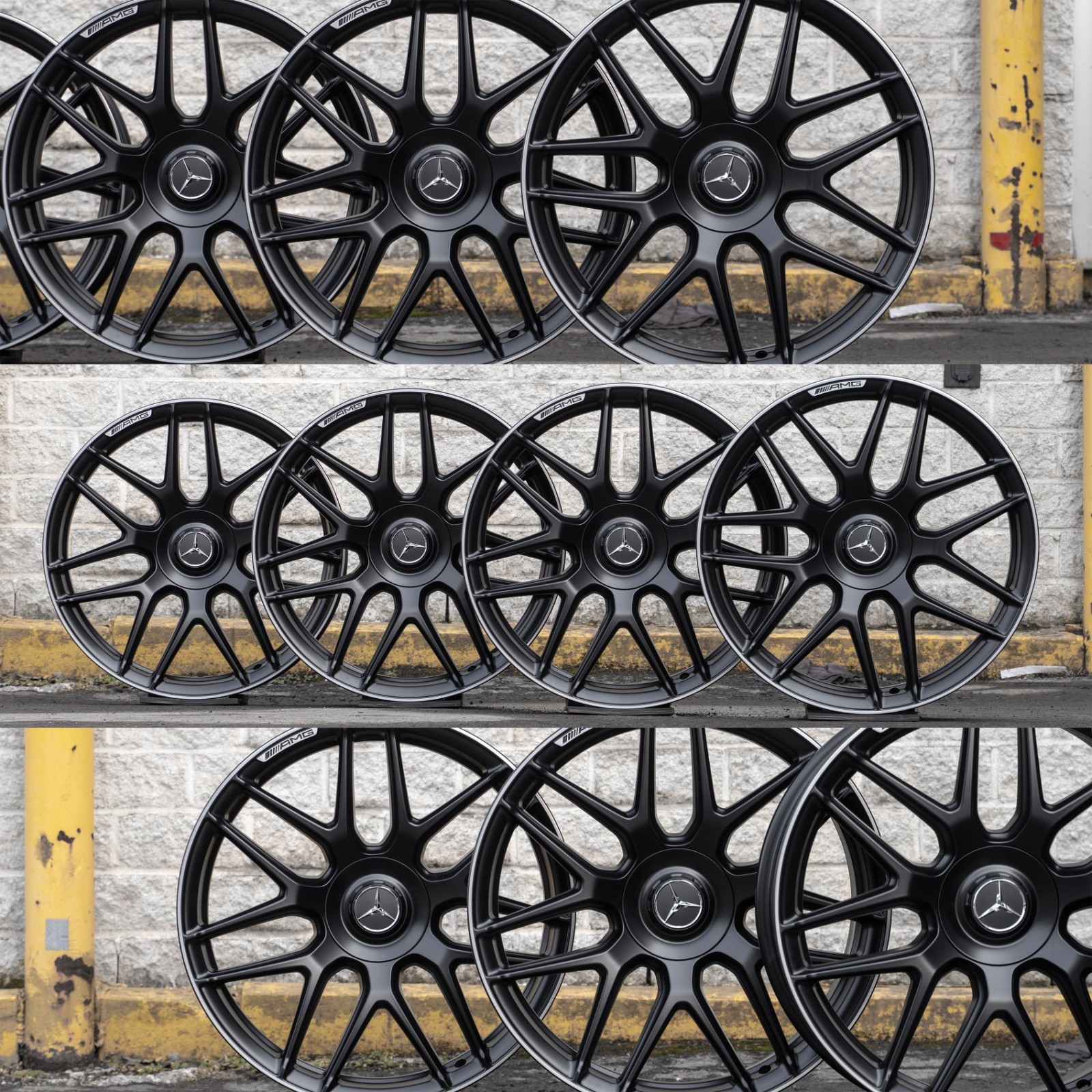 Mercedes E63S E63 AMG S 20" rim OEM 2018-2023 Genuine Forged wheels SET of 4 - Image 4