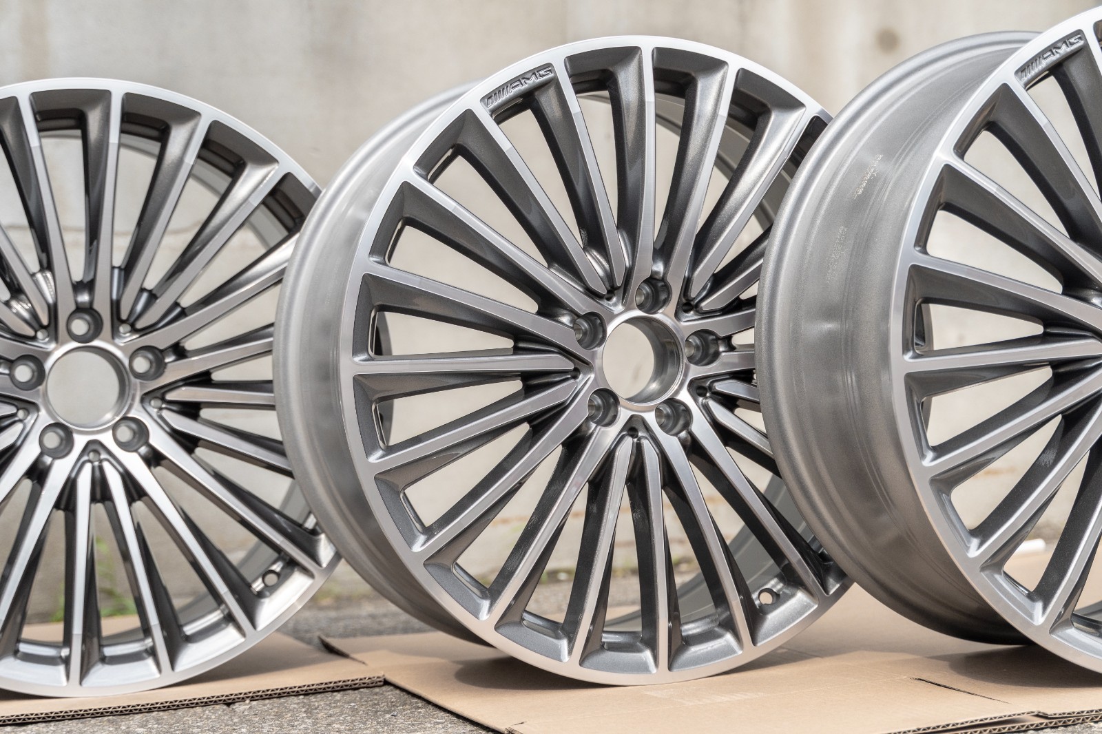 Mercedes EQE Sedan 21" inch rim OEM 2023-2026 EQE350 EQE500 AMG Wheels SET NEW - Image 11