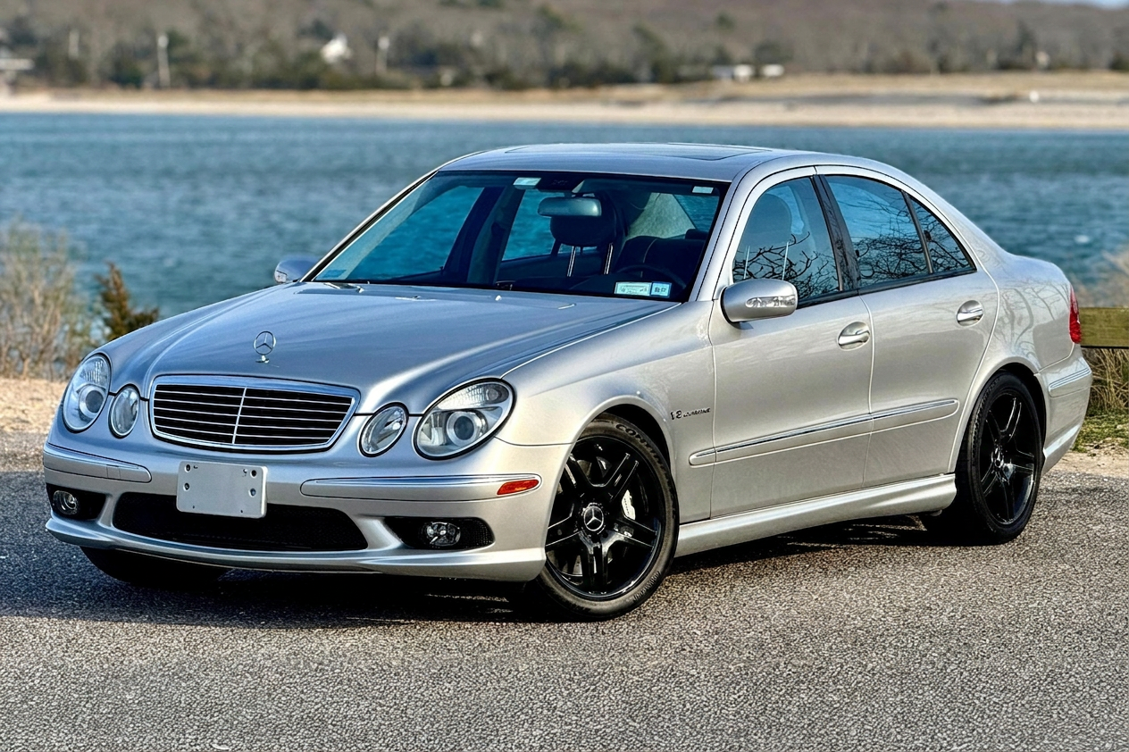Mercedes E55 E63 AMG 18" inch rim OEM 2003-2009 Genuine Original Wheels Set of 4 - Image 4