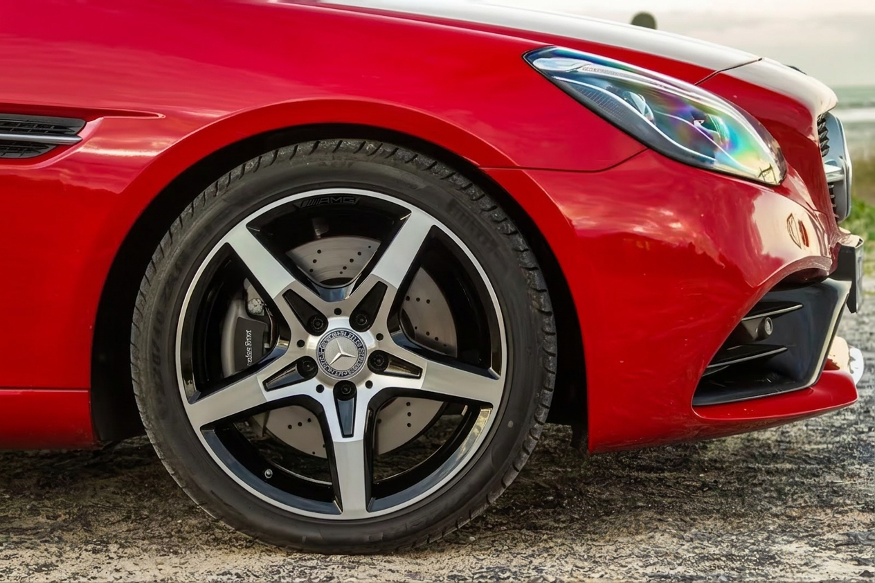 Mercedes SLK250 SLK350 SLC300 18" inch rim OEM 2012-2020 Genuine AMG Wheels SET - Image 2
