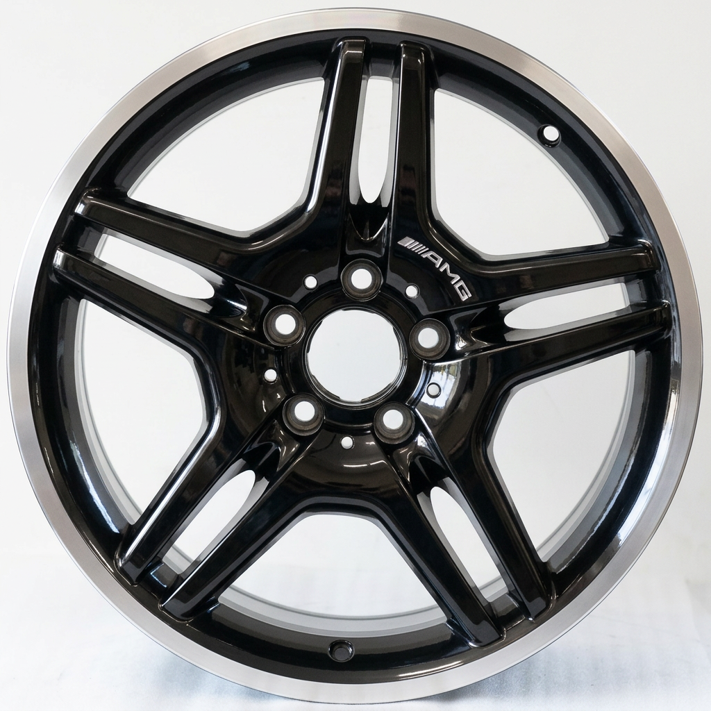 Mercedes E55 E63 AMG 18" inch rim OEM 2003-2009 Genuine Original Wheels Set of 4 - Image 6