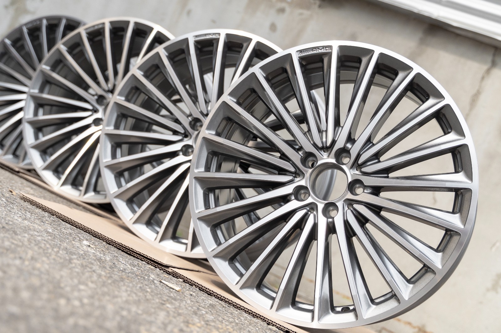 Mercedes EQE Sedan 21" inch rim OEM 2023-2026 EQE350 EQE500 AMG Wheels SET NEW - Image 13