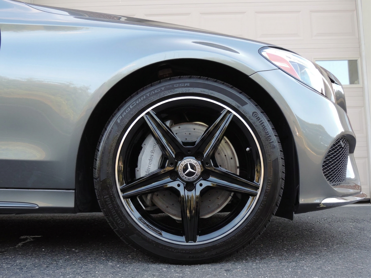 Mercedes C300 C400 18" inch Rim OEM 2015-2021 Genuine Original AMG wheel SET - Image 3