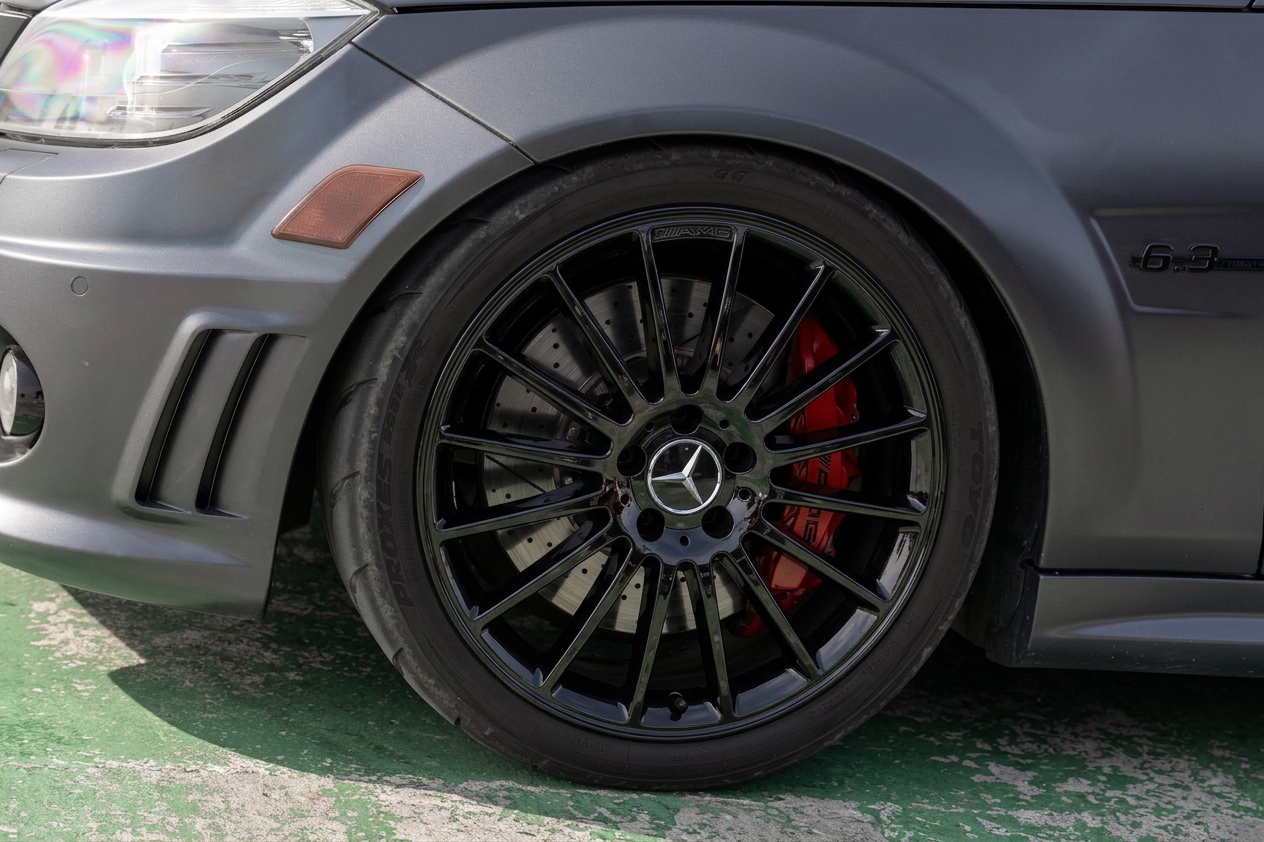 Mercedes C63 AMG 19" inch rim OEM 2008-2015 Genuine Affalterbach wheels Set of 4 - Image 4