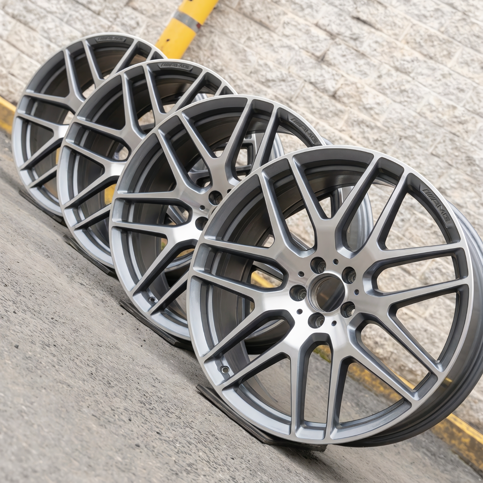 Mercedes GLE63 GLE63s Coupe 22" inch rim OEM 2016-2019 Genuine AMG wheel Set NEW