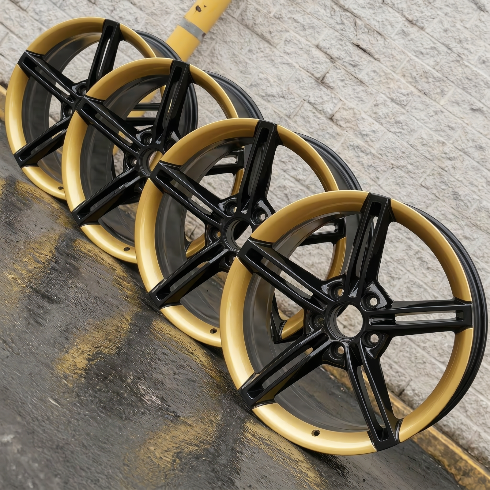 Porsche Taycan 21" inch Rim OEM 2020-2026 Genuine Original Mission E Wheels Set