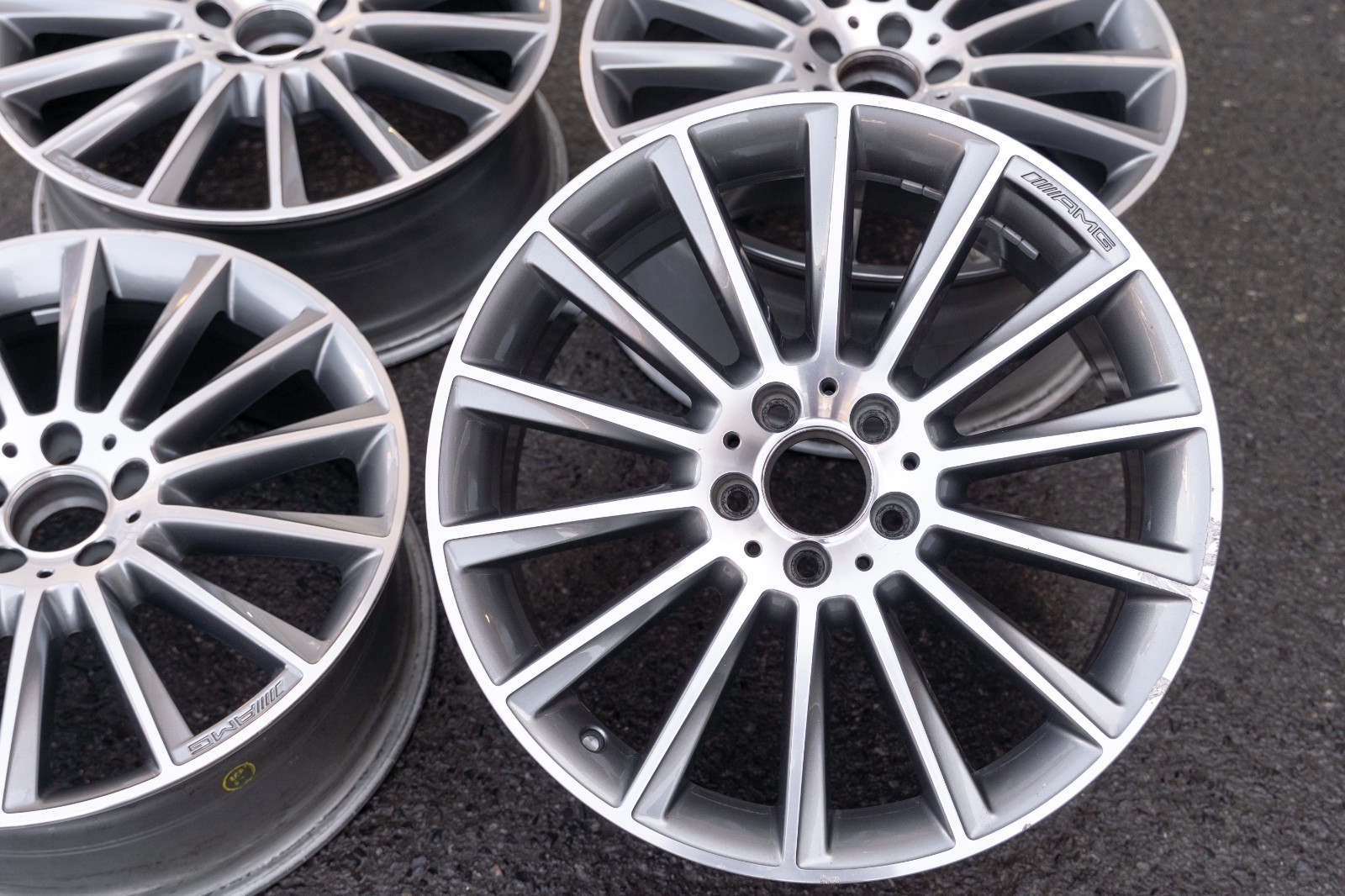 Mercedes C300 C450 C43 AMG 19" Inch OEM 2015-2022 Genuine Original wheel set - Image 13