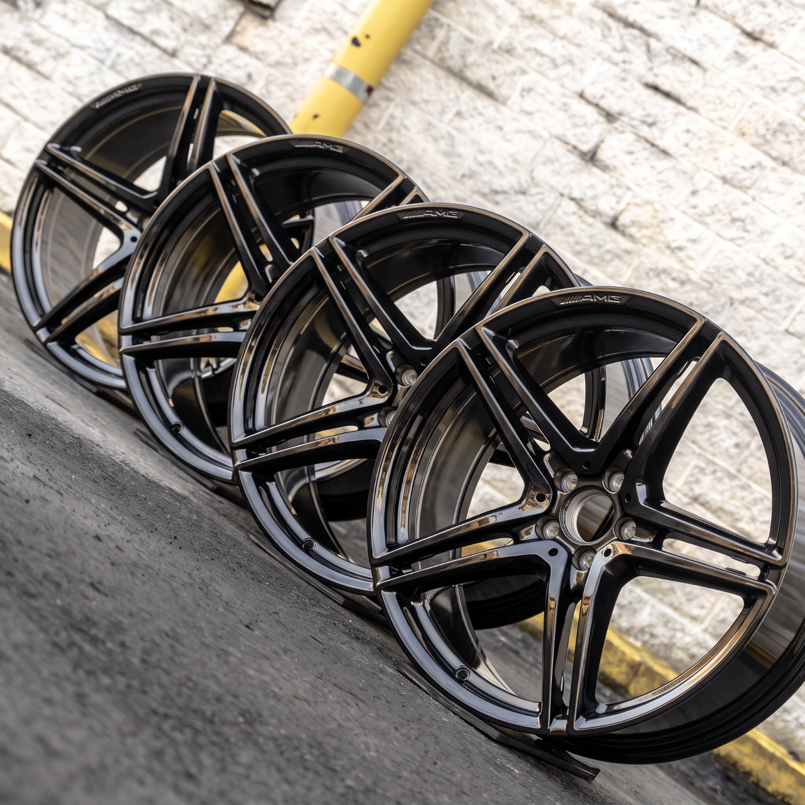 Mercedes S63 AMG 21" inch rim OEM 2021-2026 Genuine Original Square wheel Set