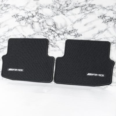 Mercedes C300 C43 C63 Coupe Convertible Floor Mat Carpet OEM Genuine Set REAR
